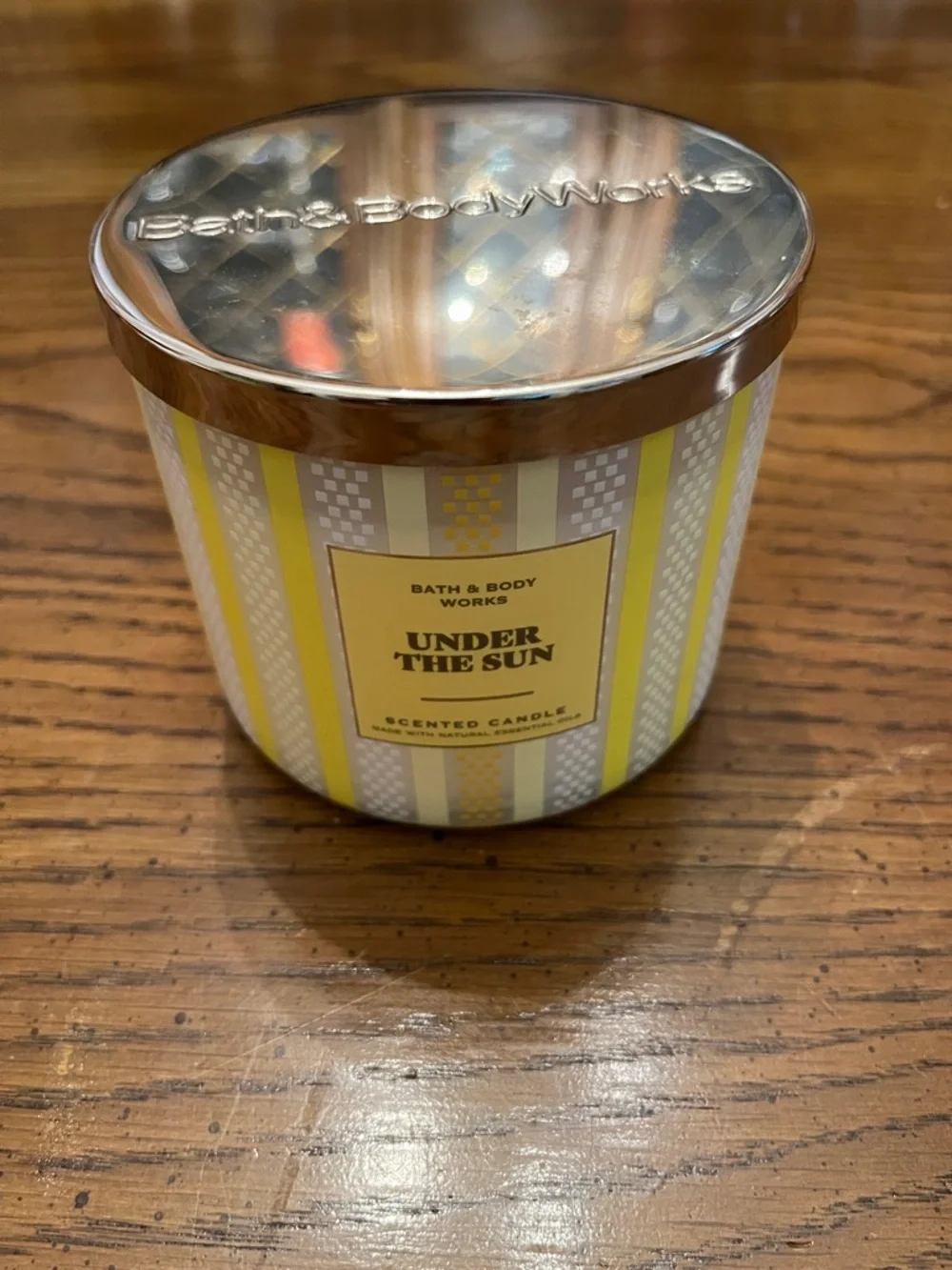 Bath &‎ Body Works Under The Sun Three Wick Candle, NWT